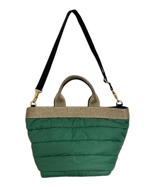 VIOLAd'ORO（ヴィオラドーロ）VIOLAd'ORO (ヴィオラドーロ) トートバッグ グリーンの古着・服飾アイテム