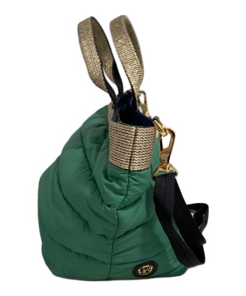 VIOLAd'ORO（ヴィオラドーロ）VIOLAd'ORO (ヴィオラドーロ) トートバッグ グリーンの古着・服飾アイテム