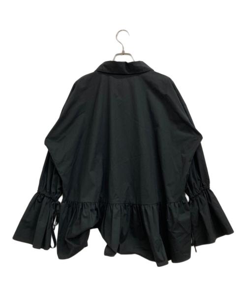 Gypsohila（ジプソフィア）Gypsohila (ジプソフィア) Peplum Blouse ブラック サイズ:Freeの古着・服飾アイテム