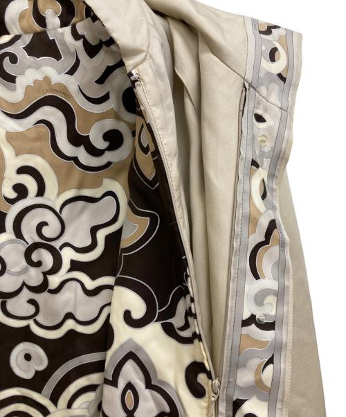 LEONARD（レオナール）LEONARD (レオナール) 中綿ライナーコート ベージュ サイズ:11号の古着・服飾アイテム