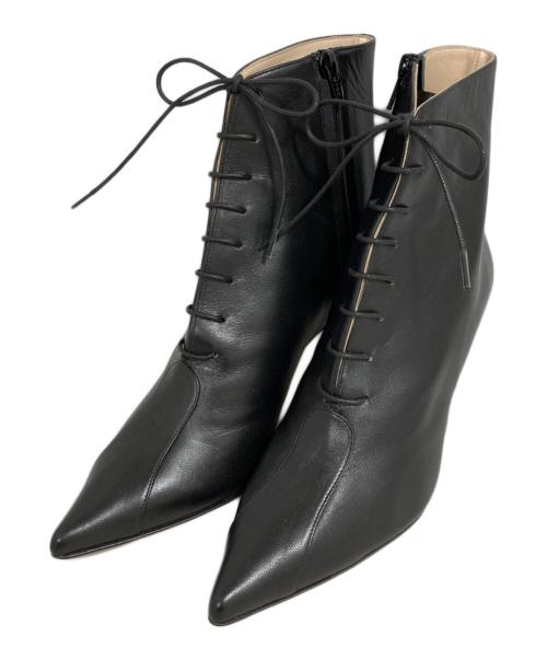 NEBULONIE（ネブローニ）NEBULONIE (ネブローニ) ショートブーツ ブラック サイズ:36 1/2の古着・服飾アイテム