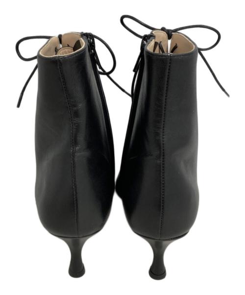 NEBULONIE（ネブローニ）NEBULONIE (ネブローニ) ショートブーツ ブラック サイズ:36 1/2の古着・服飾アイテム