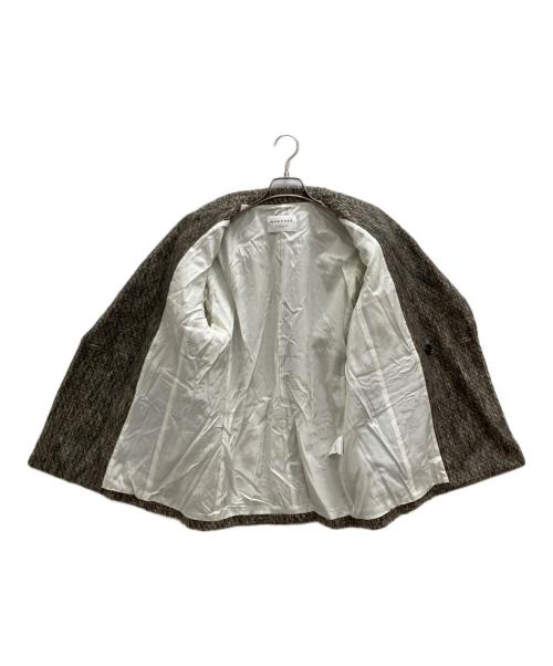 MACPHEE（マカフィー）MACPHEE (マカフィー) モヘヤミックスシャギー ダブルブレストジャケット ベージュ サイズ:36の古着・服飾アイテム