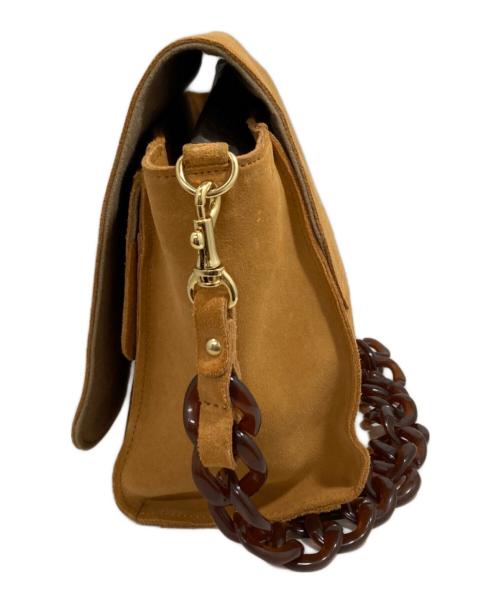 chiiiibag（チーバック）chiiiibag (チーバック) スウェードチェーンショルダーバッグ ベージュの古着・服飾アイテム