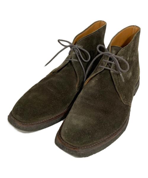 Crockett & Jones（クロケット＆ジョーンズ）Crockett & Jones (クロケット＆ジョーンズ) チャッカブーツ オリーブ サイズ:8Eの古着・服飾アイテム