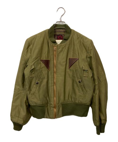 EVISU（エヴィス）EVISU (エヴィス) B-15Aフライトジャケット カーキ サイズ:38の古着・服飾アイテム