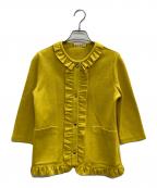 MARNIマルニ）の古着「フリルブラウス」｜イエロー