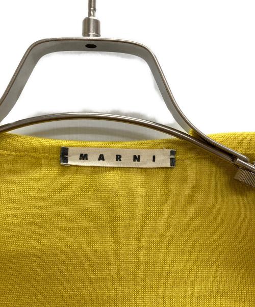 MARNI（マルニ）MARNI (マルニ) フリルブラウス イエロー サイズ:38の古着・服飾アイテム