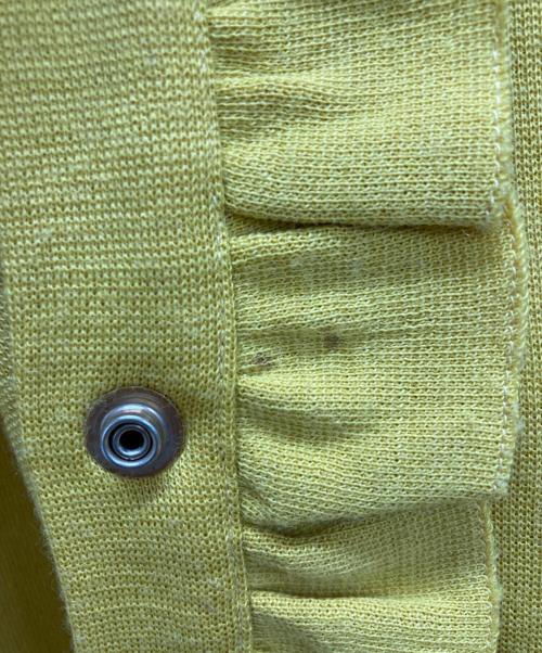 MARNI（マルニ）MARNI (マルニ) フリルブラウス イエロー サイズ:38の古着・服飾アイテム