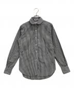 MADISON BLUEマディソンブルー）の古着「ギンガムチェックシャツ」｜ブラック