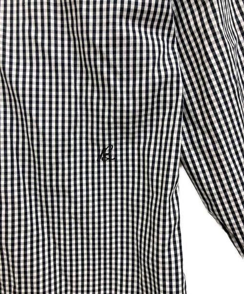 MADISON BLUE（マディソンブルー）MADISON BLUE (マディソンブルー) ギンガムチェックシャツ ブラック サイズ:2の古着・服飾アイテム
