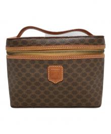 CELINE（セリーヌ）の古着「マカダム柄バニティ」｜ブラウン