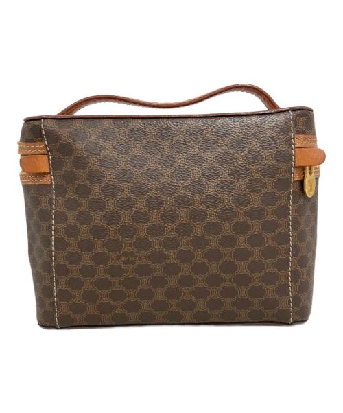 CELINE（セリーヌ）CELINE (セリーヌ) マカダム柄バニティ ブラウンの古着・服飾アイテム