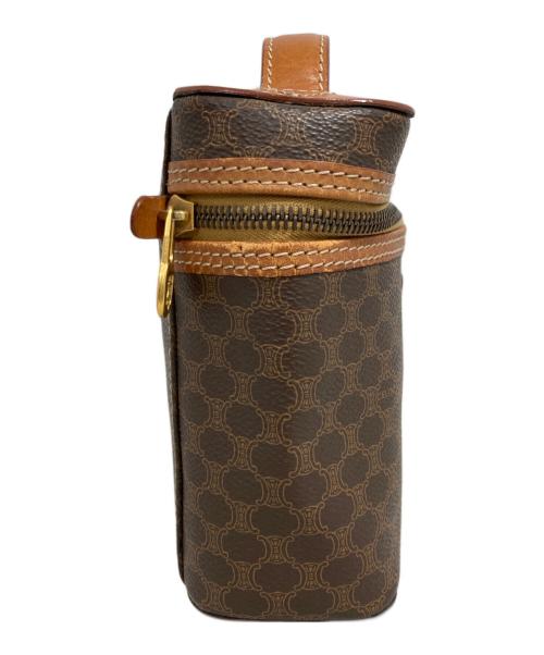 CELINE（セリーヌ）CELINE (セリーヌ) マカダム柄バニティ ブラウンの古着・服飾アイテム