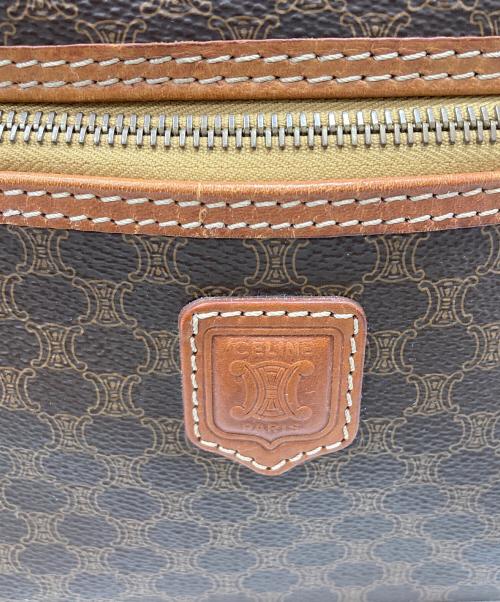 CELINE（セリーヌ）CELINE (セリーヌ) マカダム柄バニティ ブラウンの古着・服飾アイテム