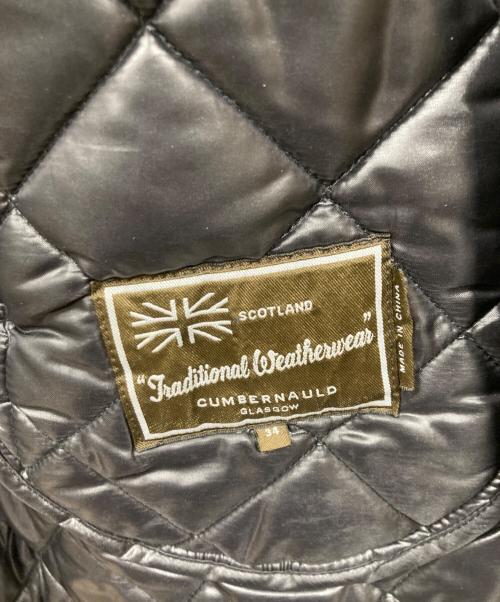 Traditional Weatherwear（トラディショナルウェザーウェア）Traditional Weatherwear (トラディショナルウェザーウェア) キルティングコート ブラック サイズ:34の古着・服飾アイテム