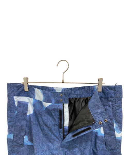 THE NORTH FACE（ザ ノース フェイス）THE NORTH FACE (ザ ノース フェイス) SUPREME (シュプリーム) Bleached Denim Print Mountain Pant ブルー サイズ:XLの古着・服飾アイテム