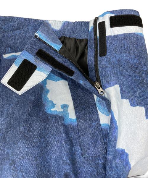 THE NORTH FACE（ザ ノース フェイス）THE NORTH FACE (ザ ノース フェイス) SUPREME (シュプリーム) Bleached Denim Print Mountain Pant ブルー サイズ:XLの古着・服飾アイテム