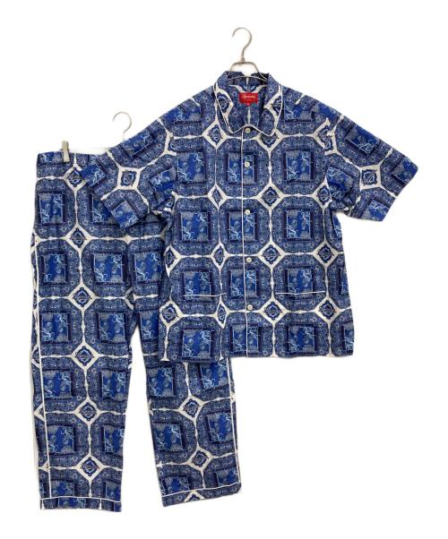 SUPREME（シュプリーム）SUPREME (シュプリーム) Regency pajama set ブルー サイズ:XLの古着・服飾アイテム