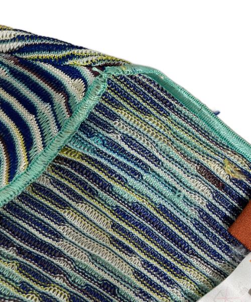 missoni（ミッソーニ）MISSONI (ミッソーニ) アンサンブルカーディガン ブルー サイズ:44の古着・服飾アイテム