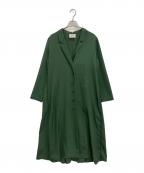 MIDIUMISOLIDミディウミソリッド）の古着「コート」｜グリーン