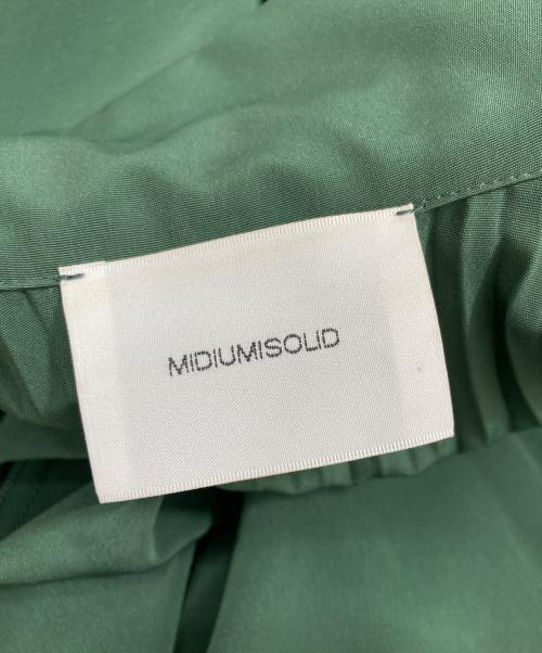 MIDIUMISOLID（ミディウミソリッド）MIDIUMISOLID (ミディウミソリッド) コート グリーン サイズ:表記なしの古着・服飾アイテム