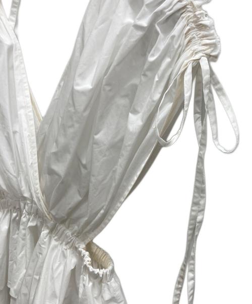 MAISON SPECIAL（メゾンスペシャル）MAISON SPECIAL (メゾンスペシャル) メモリータフタボリュームティアードブラウス ホワイト サイズ:FREEの古着・服飾アイテム