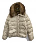 PRADA SPORTSプラダスポーツ）の古着「ファーダウンジャケット」｜ベージュ