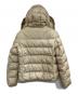 PRADA SPORTS (プラダスポーツ) ファーダウンジャケット ベージュ サイズ:42：36000円