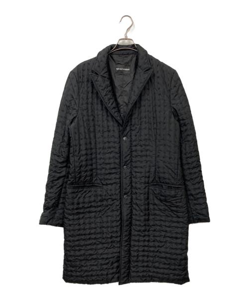 EMPORIO ARMANI（エンポリオアルマーニ）EMPORIO ARMANI (エンポリオアルマーニ) コート ブラック サイズ:50の古着・服飾アイテム