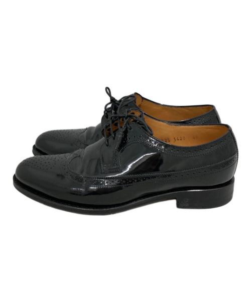 Jalan Sriwijaya（ジャランスリウァヤ）Jalan Sriwijaya (ジャランスリウァヤ) レザーシューズ ブラック サイズ:4　1/2の古着・服飾アイテム