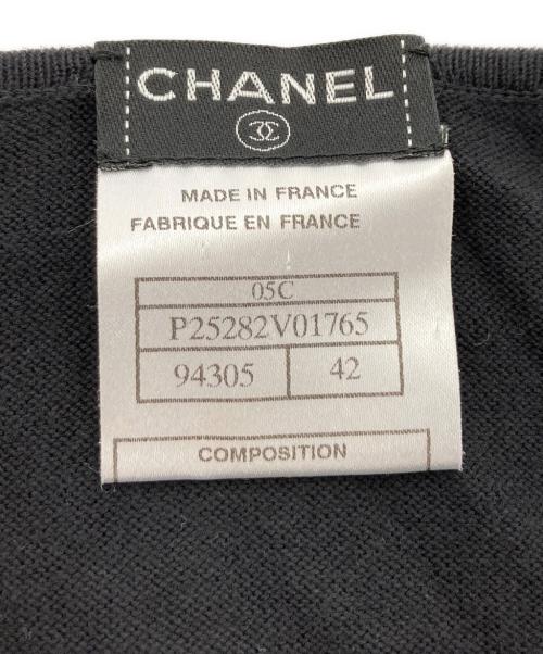 CHANEL（シャネル）CHANEL (シャネル) 半袖カットソー ブラック サイズ:42の古着・服飾アイテム
