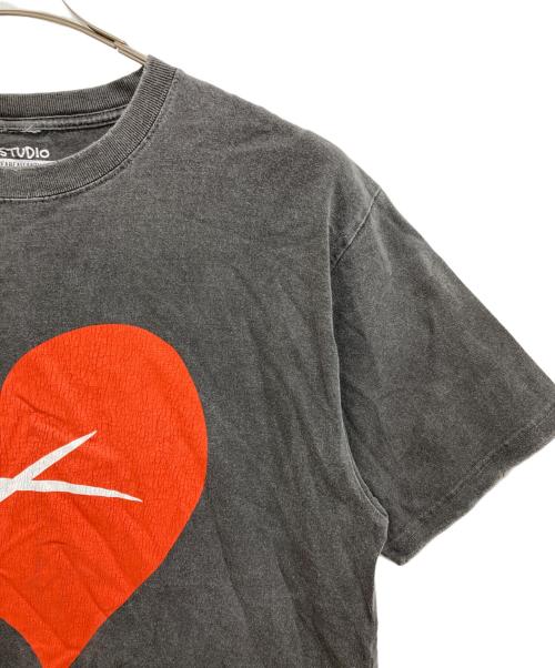 studio weareallanimals（スタジオ・ウィーアーオールアニマルズ）studio weareallanimals (スタジオ・ウィーアーオールアニマルズ) Tシャツ グレー サイズ:Lの古着・服飾アイテム