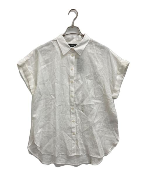 LAUREN RALPH LAUREN（ローレンラルフローレン）LAUREN RALPH LAUREN (ローレンラルフローレン) 半袖シャツ ホワイト サイズ:L 未使用品の古着・服飾アイテム