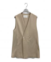 BALLSEY（ボールジィ）の古着「ロングジレ」｜ベージュ