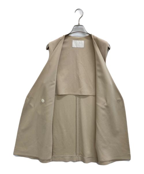 BALLSEY（ボールジィ）BALLSEY (ボールジィ) ロングジレ ベージュ サイズ:36の古着・服飾アイテム