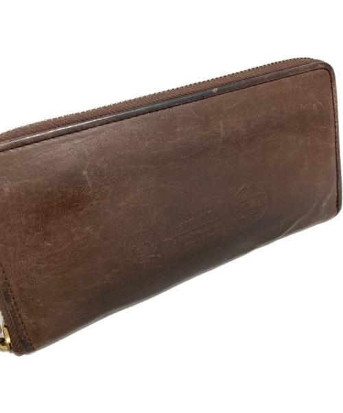 GANZO（ガンゾ）GANZO (ガンゾ) 長財布 ブラウンの古着・服飾アイテム