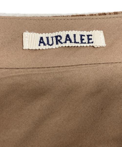 AURALEE（オーラリー）AURALEE (オーラリー) リネンシルクスラックス ブラウン サイズ:4の古着・服飾アイテム