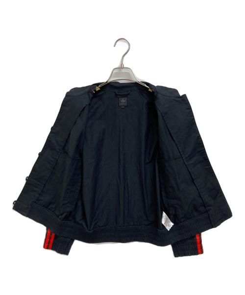 adidas（アディダス）adidas (アディダス) カンフージャケット ブラック×レッド サイズ:Sの古着・服飾アイテム