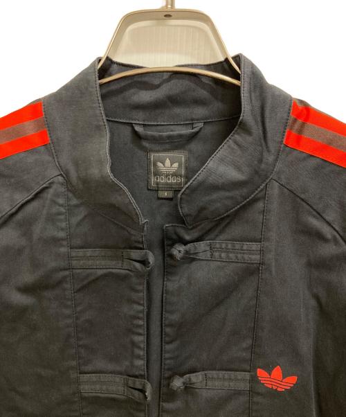 adidas（アディダス）adidas (アディダス) カンフージャケット ブラック×レッド サイズ:Sの古着・服飾アイテム