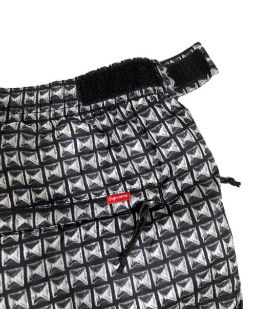 SUPREME（シュプリーム）SUPREME (シュプリーム) THE NORTH FACE (ザ ノース フェイス) Studded Nuptse Pant ホワイト×ブラック サイズ:XLの古着・服飾アイテム