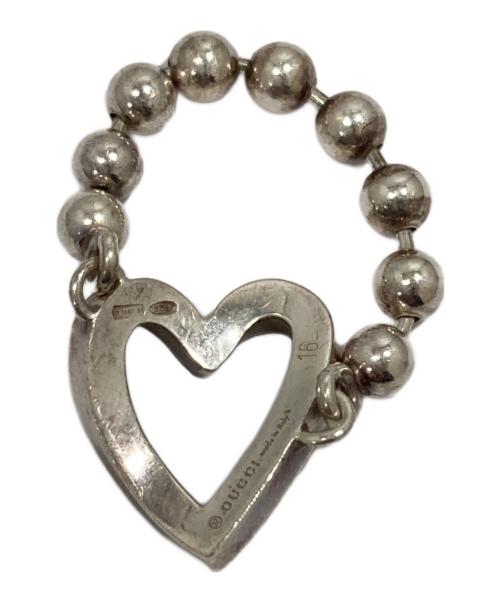 GUCCI（グッチ）GUCCI (グッチ) ハートボールチェーンリング サイズ:16の古着・服飾アイテム