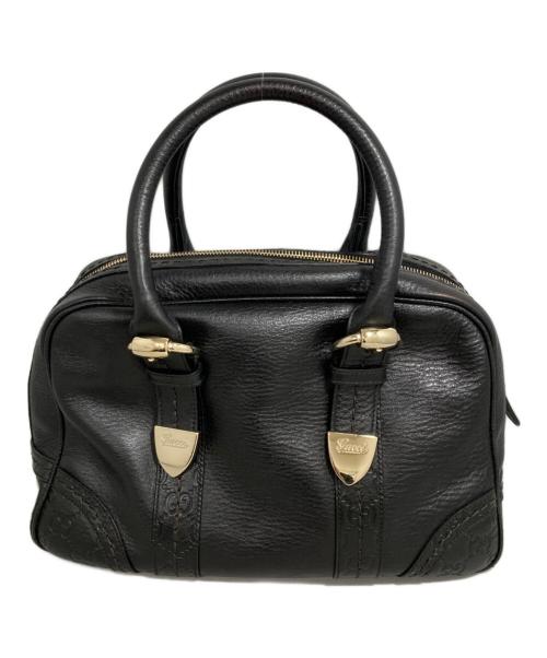 GUCCI（グッチ）GUCCI (グッチ) ミニボストンバッグ ブラックの古着・服飾アイテム