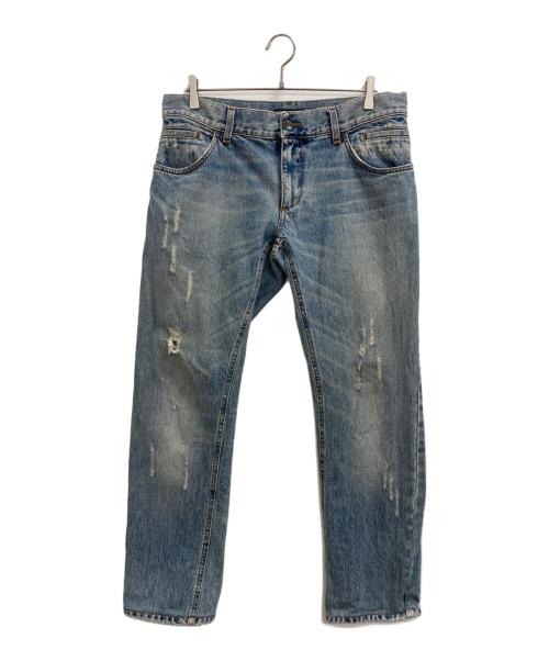 DOLCE & GABBANA（ドルチェ＆ガッバーナ）DOLCE & GABBANA (ドルチェ＆ガッバーナ) デニムパンツ インディゴ サイズ:50の古着・服飾アイテム