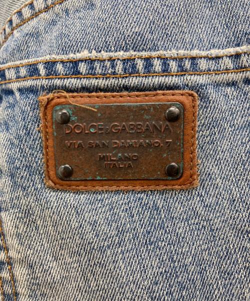 DOLCE & GABBANA（ドルチェ＆ガッバーナ）DOLCE & GABBANA (ドルチェ＆ガッバーナ) デニムパンツ インディゴ サイズ:50の古着・服飾アイテム