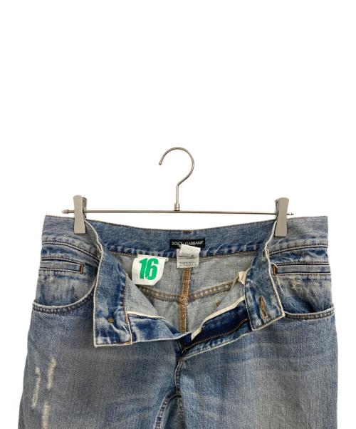 DOLCE & GABBANA（ドルチェ＆ガッバーナ）DOLCE & GABBANA (ドルチェ＆ガッバーナ) デニムパンツ インディゴ サイズ:50の古着・服飾アイテム