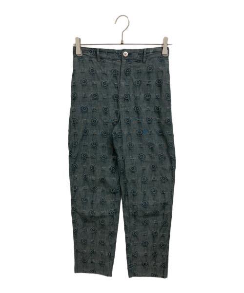 45rpm（45アールピーエム）45rpm (45アールピーエム) ジャガードパンツ グリーン サイズ:表記なしの古着・服飾アイテム