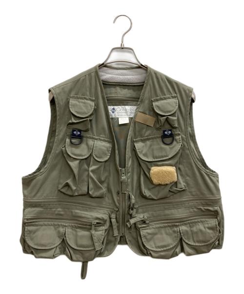 Columbia（コロンビア）Columbia (コロンビア) フィッシングベスト グリーン サイズ:Lの古着・服飾アイテム
