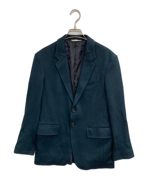 Paul Smith COLLECTION（ポールスミス コレクション）Paul Smith COLLECTION (ポールスミス コレクション) ハンドステッチウールジャージー2Bテーラードジャケット グリーン サイズ:Mの古着・服飾アイテム