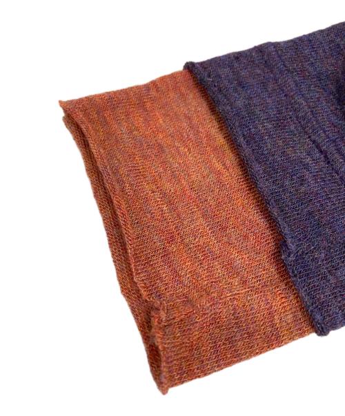 Y's（ワイズ）Y's (ワイズ) レイヤードニット パープル サイズ:2の古着・服飾アイテム